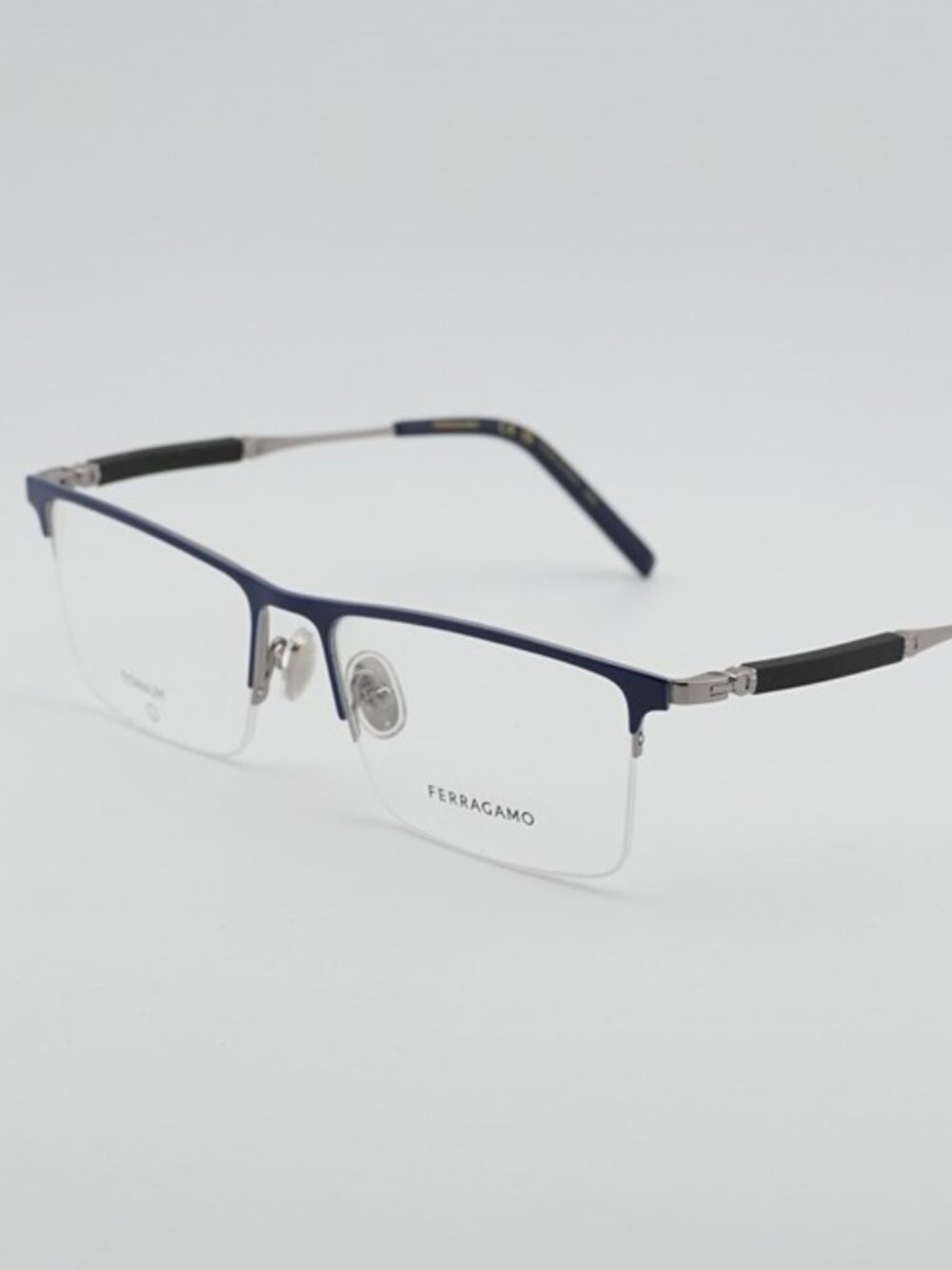 Salvatore Ferragamo SF2586 463 Eyeglasses Blue 55mm Rectangle Frame